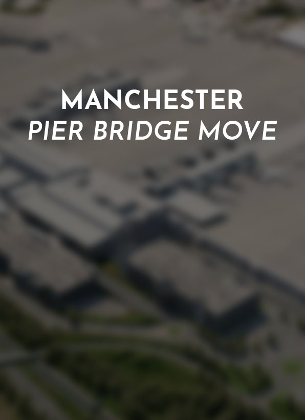 Manchester pier bridge move