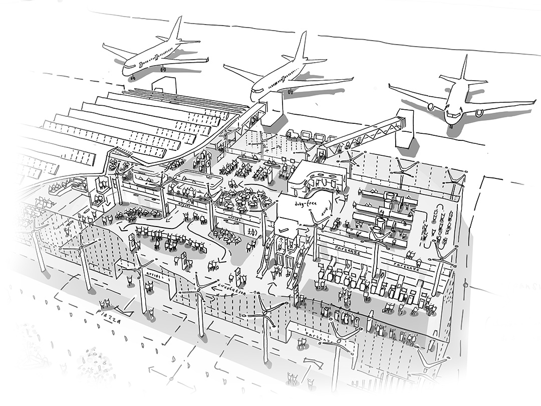 Pascall+Watson-Aviation Sketch