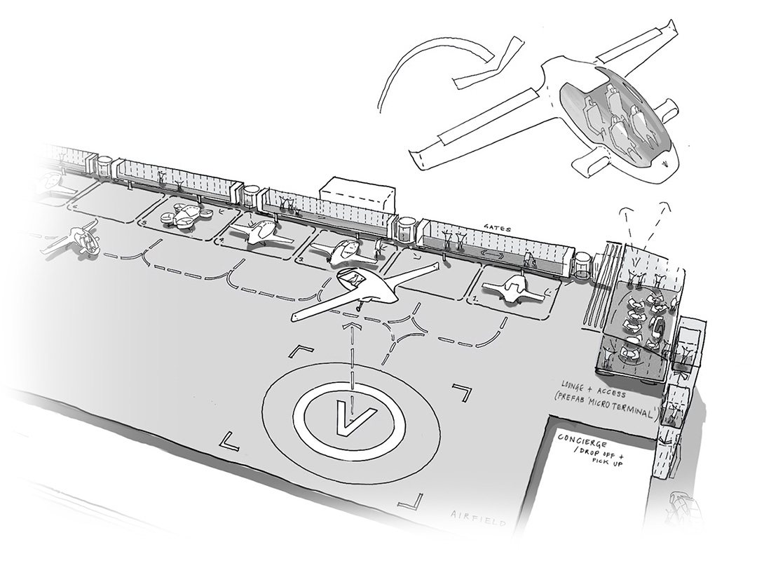 Pascall+Watson-eVTOL Sketch